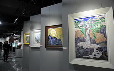 赣粤携手谱新篇 首届文化艺术交流精品展暨中国经济贸易促进会江西分会成立