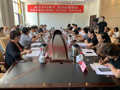《野马部落》剧本研讨会举行 以网剧为窗口，探路草原文化新表达